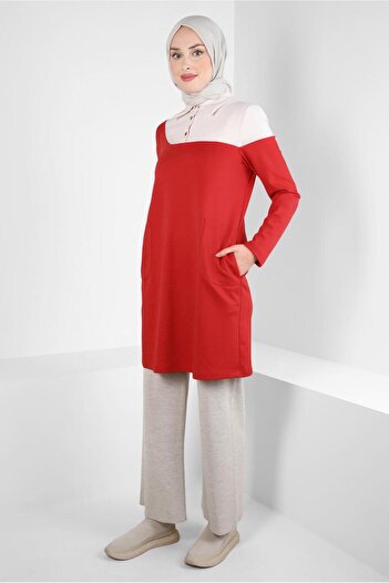 Alvina TWO COLOR TUNIC 44268