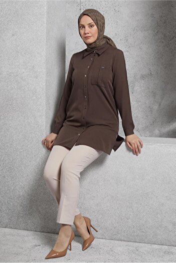 Alvina Shirt Collar Tunic 45295
