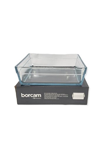 Paşabahçe 59304 Borcam Square Laser Tray 22X22 cm 2400 Cc Orjin. It Is Boxed.