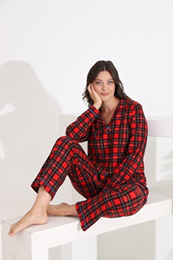 Etoile 98224 Model Long Sleeve Pajama Set