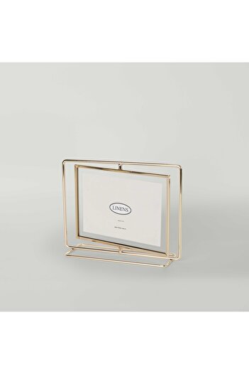 Linens Metal Linery 18x13 cm Çerçeve Gold