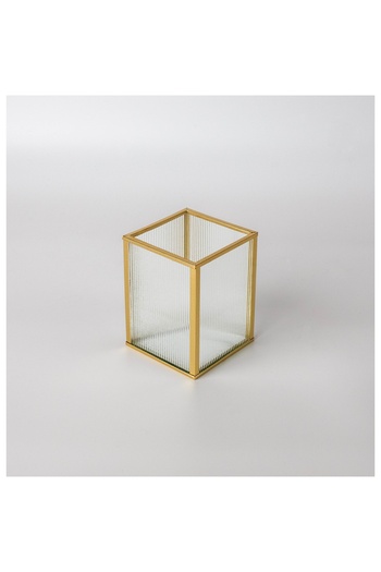 Linens Laveta 9x9x12 cm Düzenleyici Gold