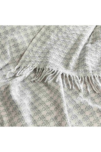 Linens بطانية بلوميا / بطانية تلفزيون رمادية لشخص واحد