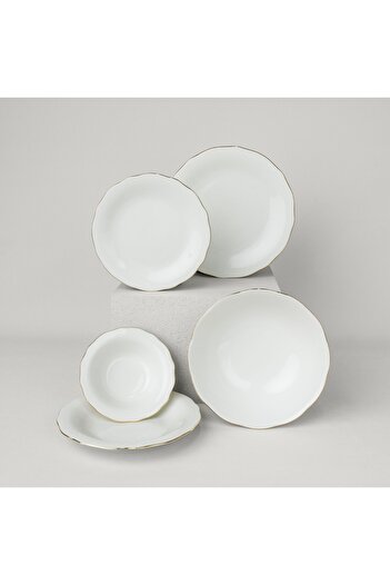Linens Elegant Porselen Kase 16 cm Gold