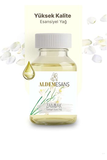 ALDEM Zambak Esansı Mum Sabun Oda Kokusu Workshop Esansı 60 ml