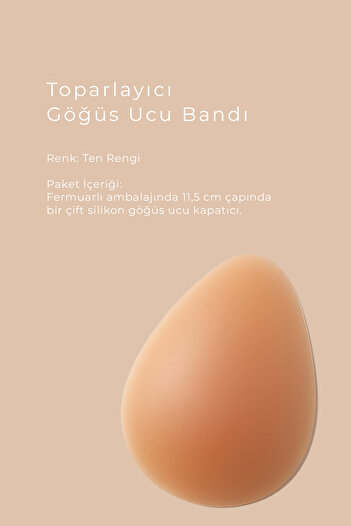 Lynch Cosmetics Toparlayıcı Göğüs Ucu Bandı - L (11.5 Cm)