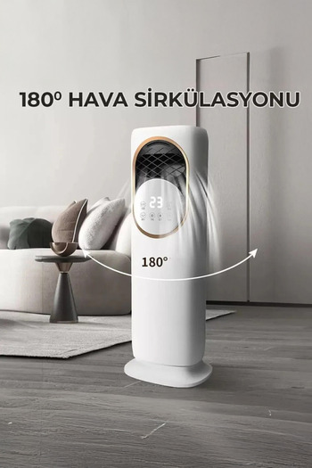 ARTILED Uzaktan Kumandalı Taşınabilir Sıcak Üfleme Isıtıcı – 180° Hava Sirkülasyonu