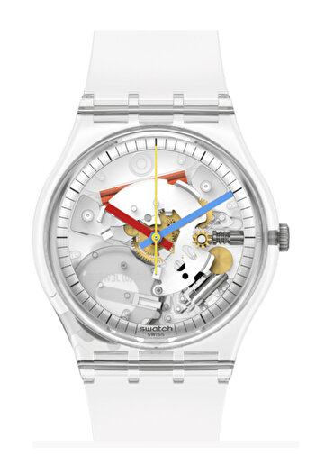 Swatch So28K100 Clearly Gent Wristwatch