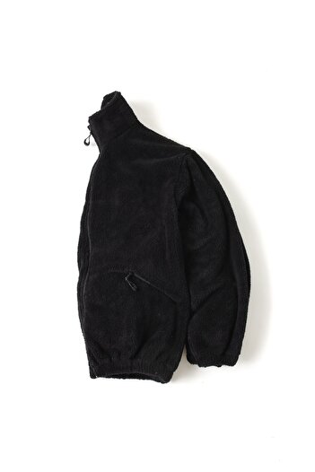 ROBERTO BORNOVA Unisex Μαύρο Oversize Λούτρινο Μπουφάν