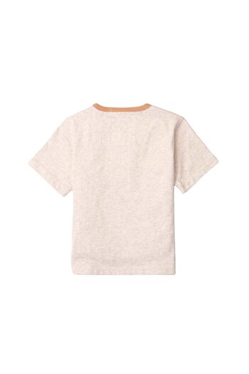 Gingersnaps Solid Button Front Short Sleeve Boys' T-Shirt