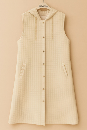 Nevayla Moda Hooded Women's Seasonal Vest - M113