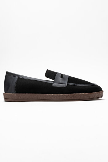 by selvi Lukka Shoes Чоловічі чорні замшеві лофери з гантом Livya