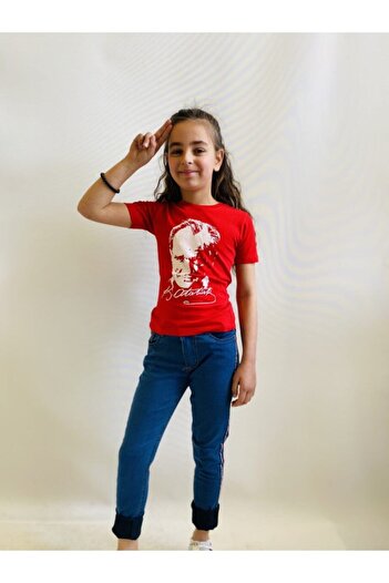 RAPAPA Unisex Children's Kemal Atatürk Printed T-Shirt 2760026