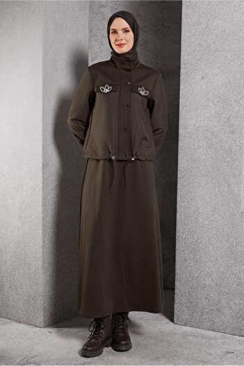Alvina Skirted Tracksuit Set - 45053 Model