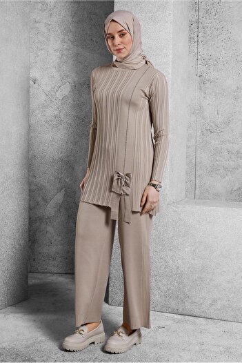 Alvina 44955 Model Stone Printed Trousers Set