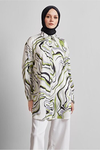 Alvina Patterned Tunic Model: 44819