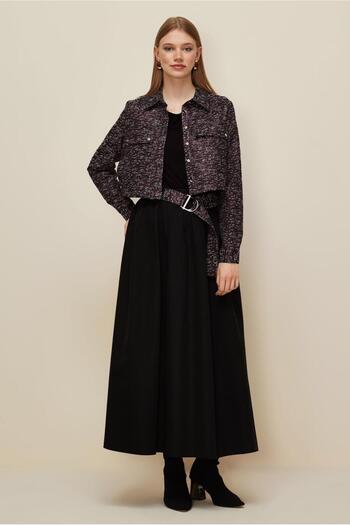 Alvina Skirted Jacquard Suit 45935