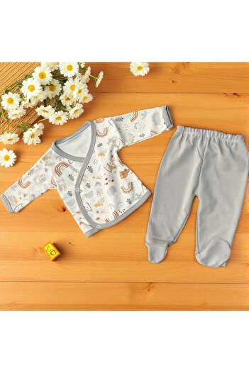 RYZE ÇOCUK Printed Bottom Top Set Orange