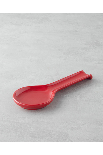 Hecha Ceramic Spoon Rest 27 cm Red