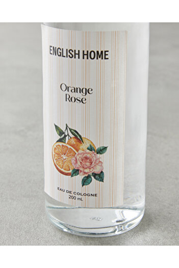 English Home Orange Rose Kolonya 200 ml Şeffaf