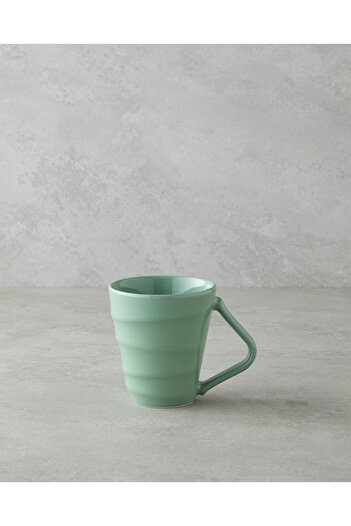 English Home Twisty Seramik Kupa 255 ml Yeşil