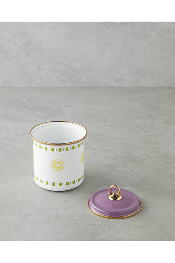 English Home Lemon Enamel Spice Bowl 1L Lilac