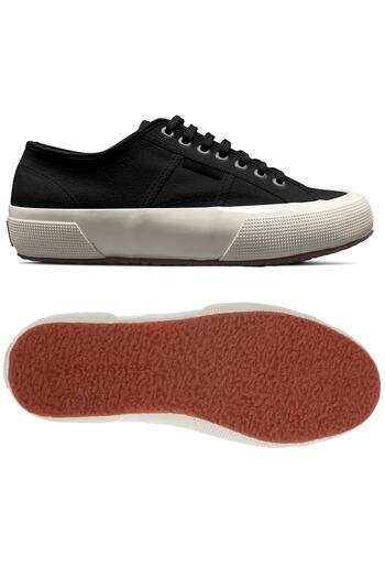 Superga 2750 Og Unisex Siyah-Beyaz Bileksiz Sneaker