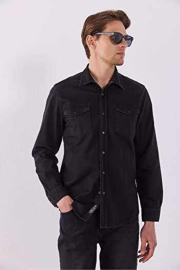 VENA Джинси Austin Slim Fit - BLACK