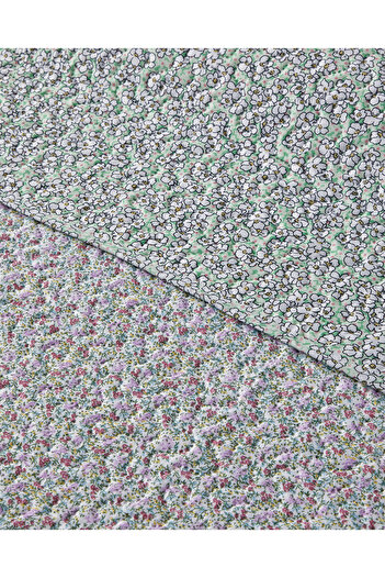 English Home Crispy Garden Çift Kişilik Çok Amaçlı Örtü 200x220 cm Pembe