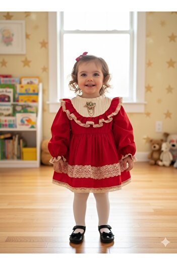 nadirkids KIZ VİNTAGE ELBİSE