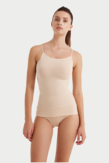 Blackspade Women's Athlete Corset Illusion 1481 - Tan