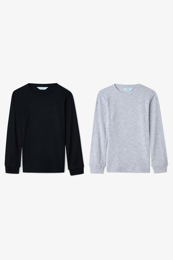 Penti Unisex Long Sleeve 2-pack Multicolored T-shirt