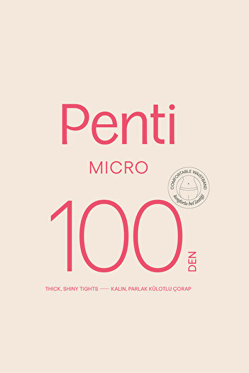 Penti Pentilicious Micro 100 černé punčochové kalhoty