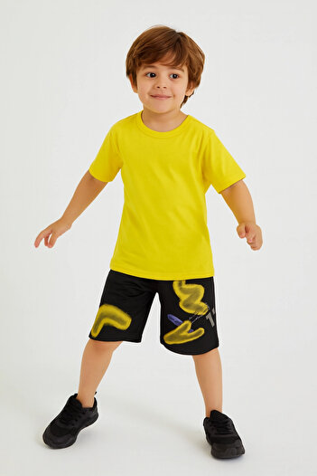 Divonette Boy's Cotton Printed Two Thread Shorts-Children's Clothing