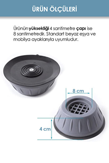 COZY SENSE 8Li Mobilier de masă Picior de scaun Anti-zgomot Anti-alunecare Ridicator pentru picior de bucătărie Mâner pentru picior