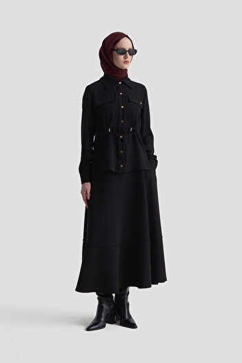 Armine Adjustable Waistband Skirt Suit Autumn-Winter