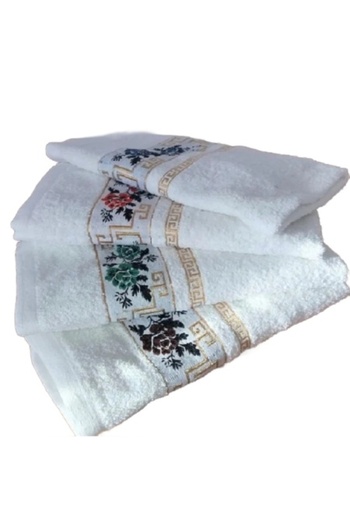 ToWell Set of 20 towels, 100% cotton, 33 x 70 cm, 400 g/m2