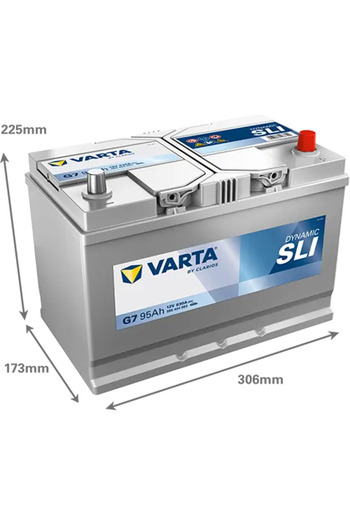 Varta Starter battery CITROËN C-CROSSER (VU_ VV_) 2007-2012