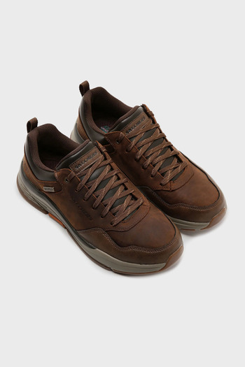 SKECHERS Bengao-Hombre Deri Karışımlı Su Geçirmez Casual Ayakkabı Erkek AYAKKABI 210021 CDB