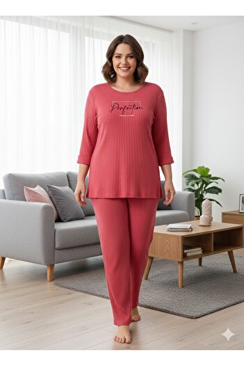 FAMES PİJAMA WOMEN'S LARGE SIZE PAJAMAS SET