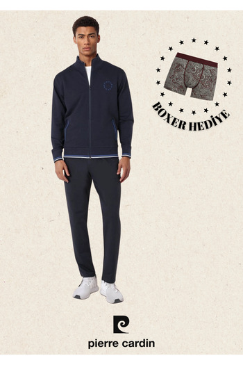 Pierre Cardin Men's Regular Cotton Tracksuit Set (Modal Boxer Gift) L1.Pc.712.5.001