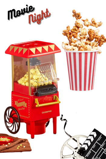 Uni zer Electric Mini Household Popcorn Maker Machine Home Oil-Free Odorless Popcorn Machine