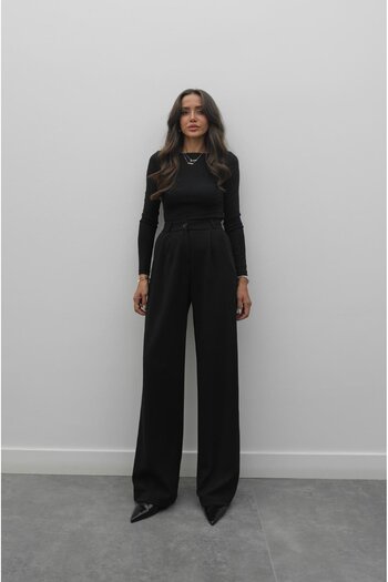 Havoş Black Oscar Palazzo Pants