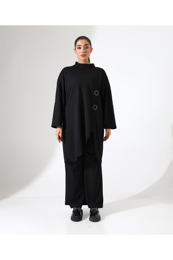 Fi'l Arz Fashion Kosta Buckle Detailed Hijab Plus Size Set