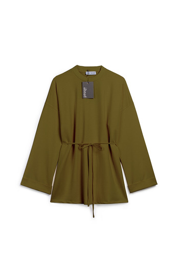 praye Sweat Khaki with Side Slits