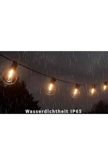 HAMER 15m String Lights with 50 Weatherproof Bulbs
