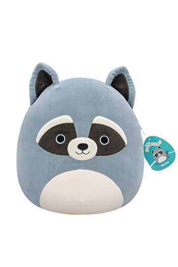 Squishmallows Little Plush 7.5 inch Rocky Grey Raccoon with White Corduroy Belly Officially Licensed