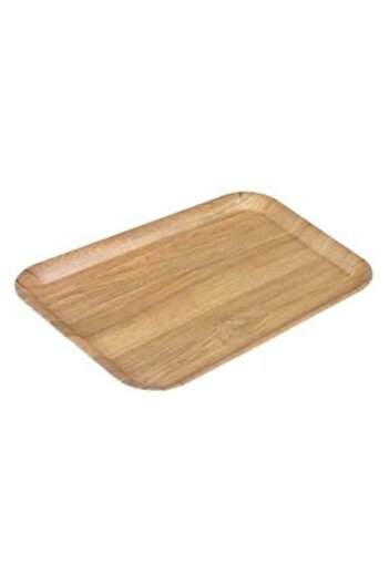 SHOPIENS Serving Tray With Wood Effect 33 x 25 cm