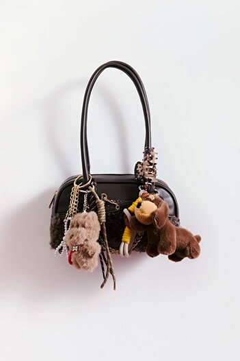 DeFacto Women's Dog Themed Charm Keychain F7832Axns