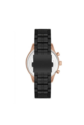 Tesbihane Ferro Black Steel Cord Men's Wristwatch Functions Active 3 Atm Water Resistant Th-Fm31277A-R